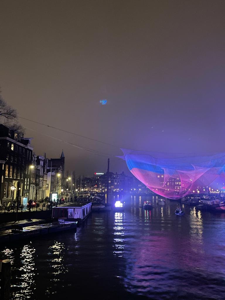 Amsterdam Light Festival 1.26 Amsterdam installation