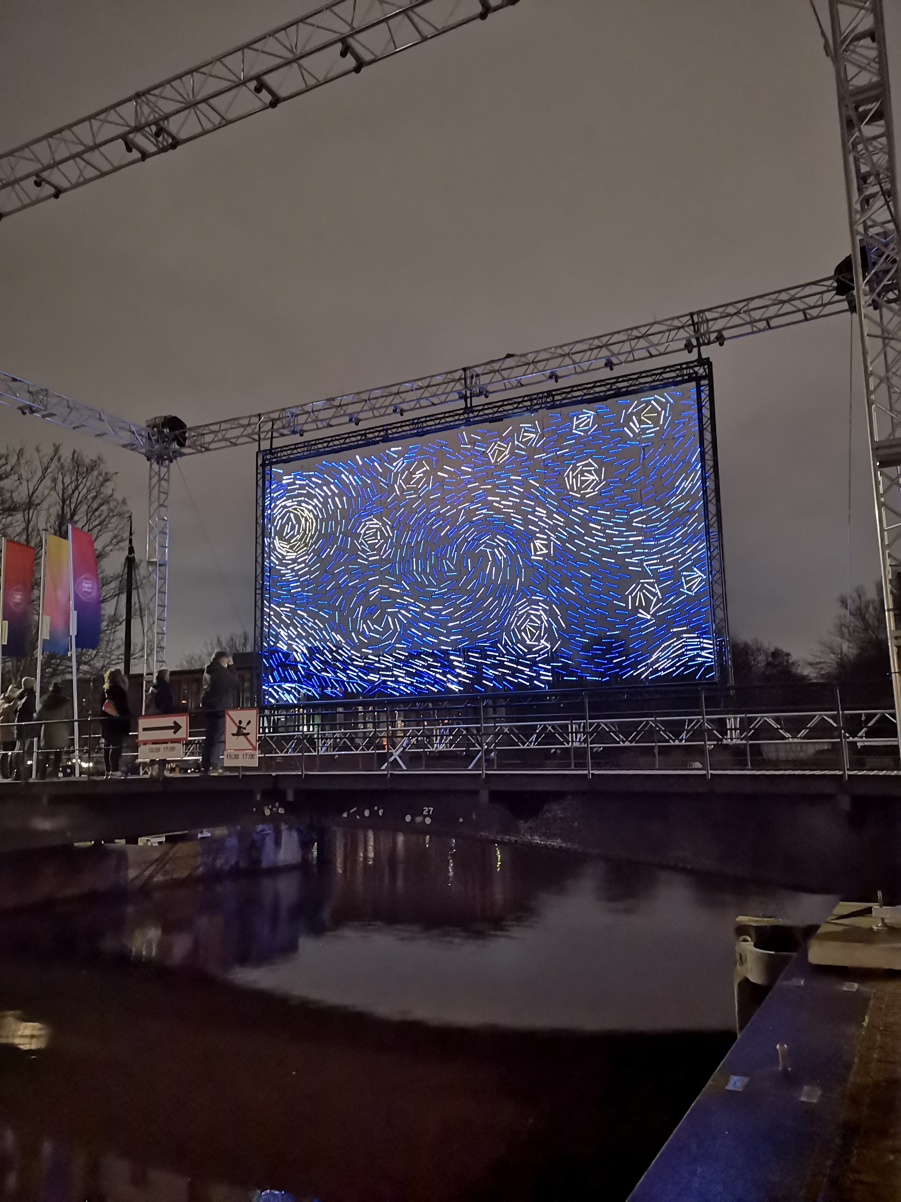 Amsterdam Light Festival Starry Night installation
